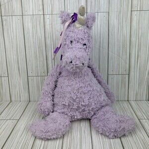 Jellycat 14” Charmed Sophia Unicorn Purple Plush Toy Rare Stuffed Animal Ribbon